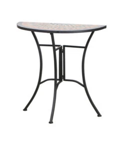 Siena Garden Anstelltisch Prato, Halbrund, Ca. B35,5/H71,5 Cm