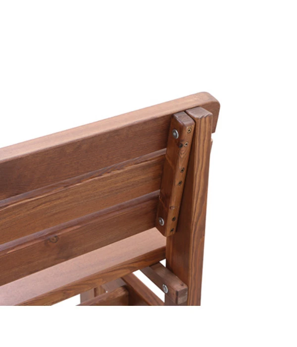 Holzbank Tessin, 3-Sitzer – Bild 5