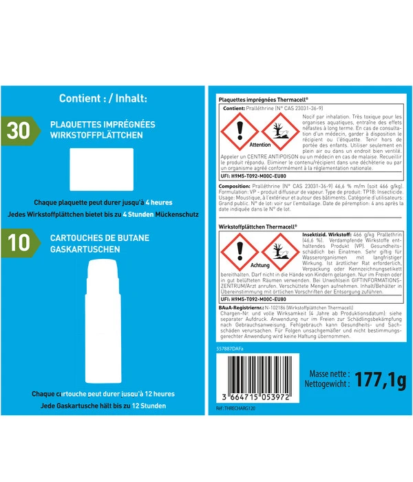 Thermacell Mückenabwehr Nachfüllpackung, 120 Std. Schutz – Bild 3