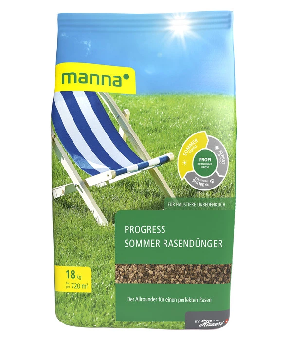 Manna Progress Sommer Rasendünger, 18 Kg