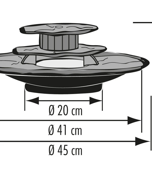 Seliger Zimmerbrunnen Kasumi, Schiefer – Bild 3