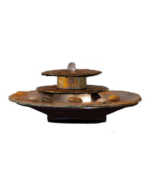 Seliger Zimmerbrunnen Kasumi, Schiefer