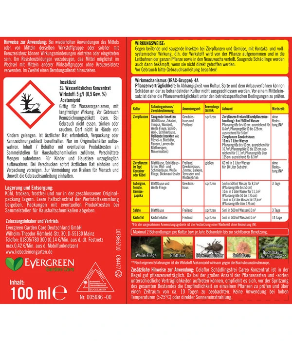 Substral® Celaflor® Schädlingsfrei Careo® Konzentrat Für Zierpflanzen – Bild 4