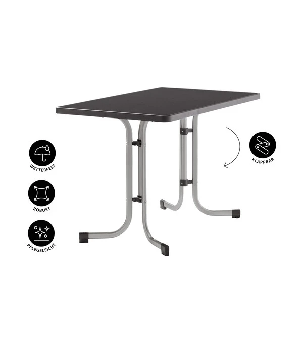Sieger Boulevard-Klapptisch Mecalit®-PRO, Ca. B115/H72/T70 Cm – Bild 4
