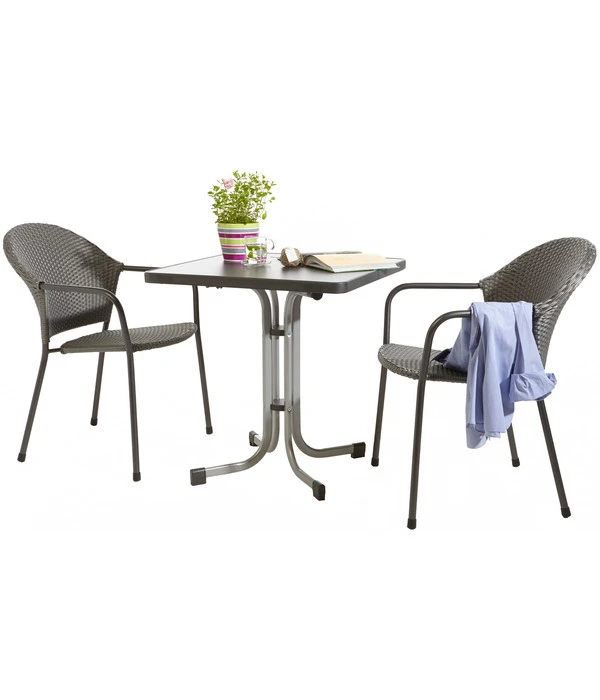 Sieger Boulevard-Klapptisch Mecalit®-PRO, Ca. B70/H72/T70 Cm – Bild 3