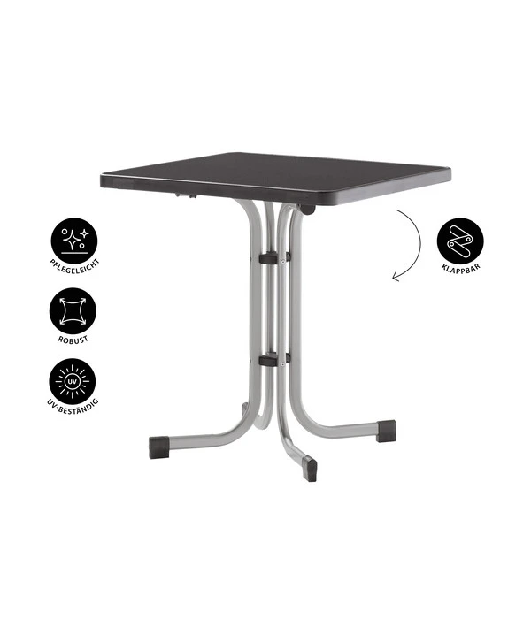 Sieger Boulevard-Klapptisch Mecalit®-PRO, Ca. B70/H72/T70 Cm – Bild 6