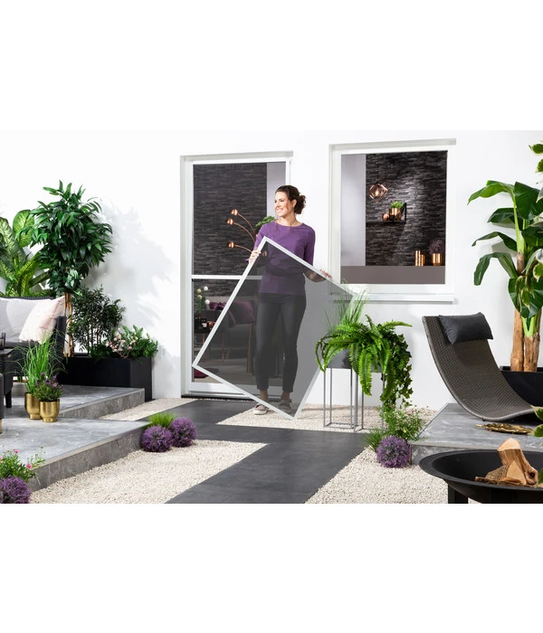 Hecht Fliegengitter Fenster Mit Pollenschutz, Ca B100/H120 Cm – Bild 3