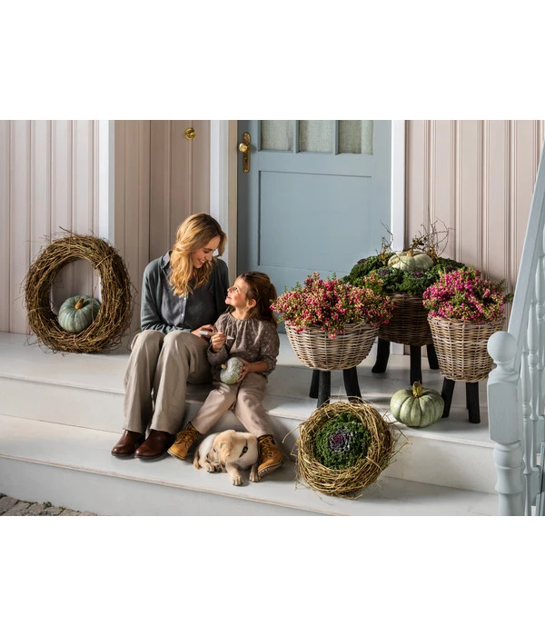 Van Der Leeden Rattan-Topf – Bild 2