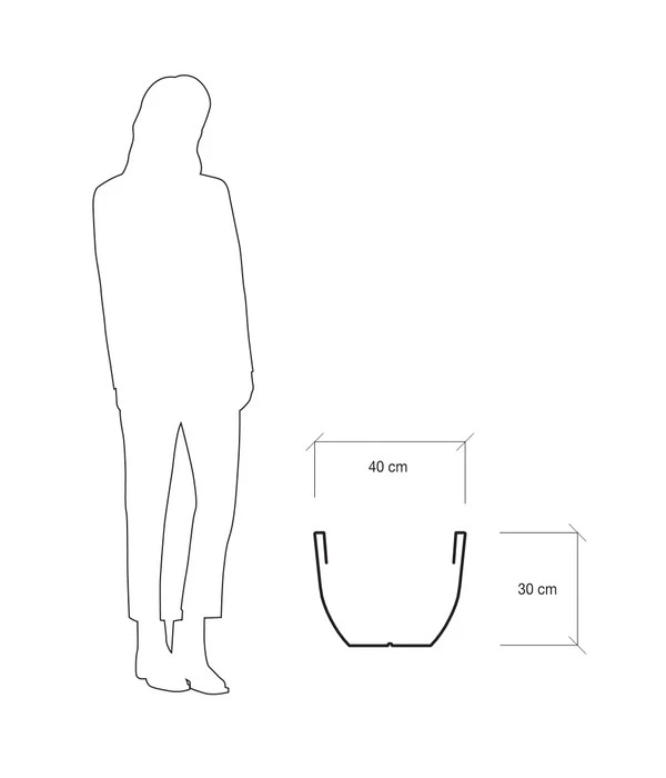 Farmet Kunststoff-Topf-Set Orione, Rund, Grau, 2-teilig – Bild 5