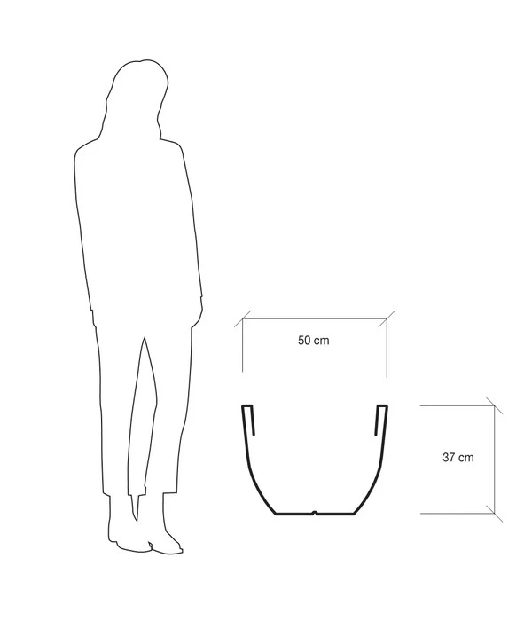 Farmet Kunststoff-Topf-Set Orione, Rund, Grau, 2-teilig – Bild 6