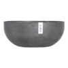 Ecopots Kunststoff-Schale Sofia Wall Mit Wassersystem, Oval, Grau, Ca. B43/H17,5/T25 Cm