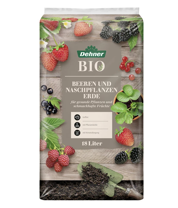 Dehner Bio Beeren Und Naschpflanzenerde, 54 X 18 Liter – Bild 2