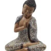 Dehner Polyresin-Buddha Holzoptik, Ca. H40 Cm
