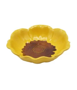 Dehner Natura Vogeltränke Pianta, Gelb, Ca. B23/H6,5/T22,5 Cm