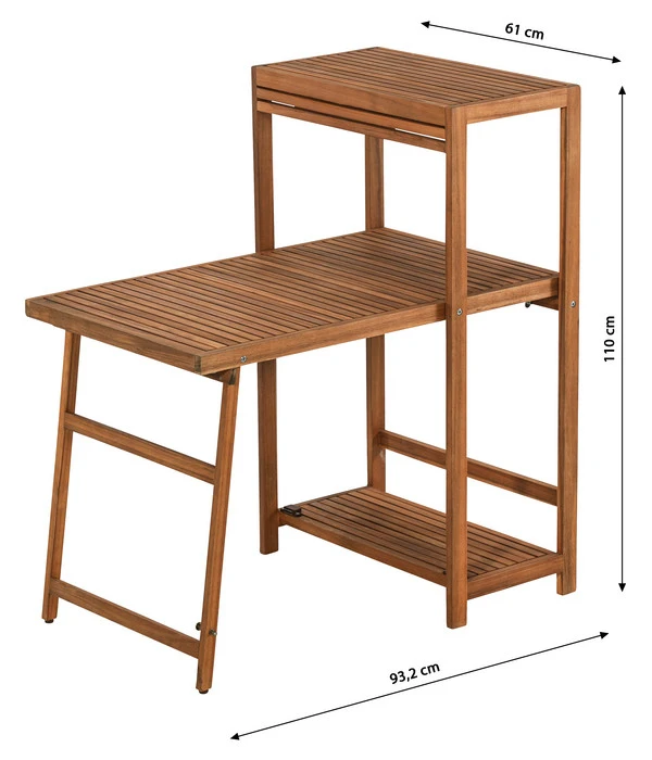 Dehner Balkonset Neapel, 3-teilig – Bild 11
