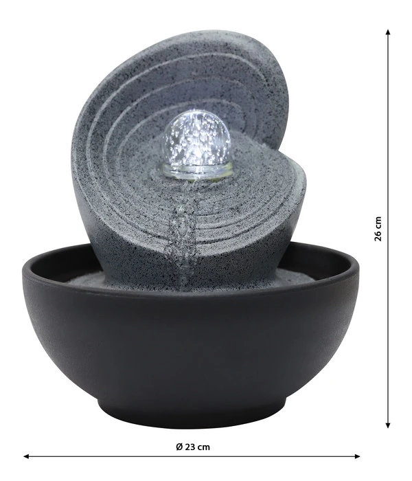 Dehner Polyresin-Zimmerbrunnen Olua – Bild 3