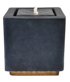 Dehner Polyresin-Gartenbrunnen Praca Mit LED-Beleuchtung, Quadratisch