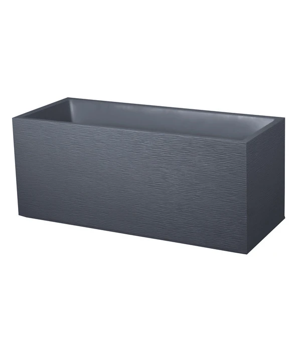 EDA-plastiques Kunststoff-Kasten Graphit, Anthrazit, Ca. B99,5/H43,5/T39,5 Cm