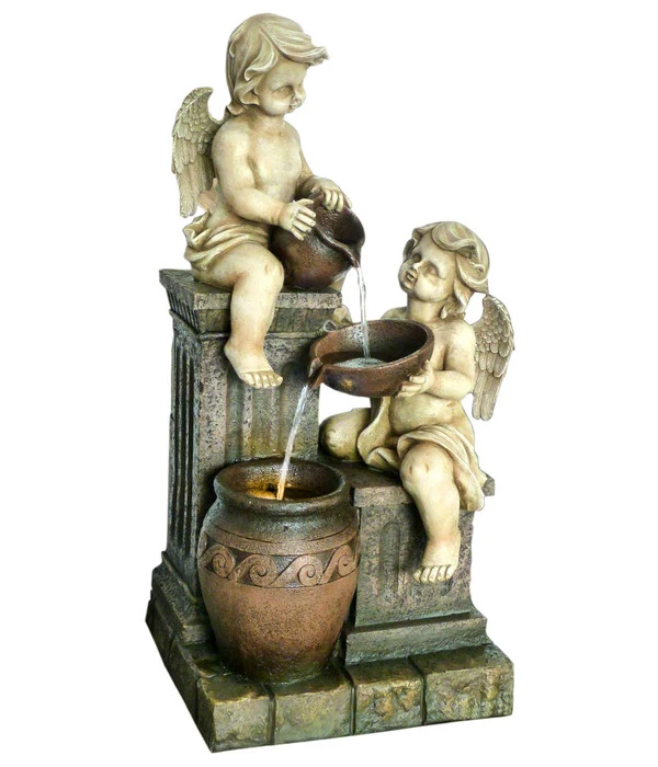 Dehner Polyresin-Gartenbrunnen Engel, Ca. H84,5 Cm – Bild 2