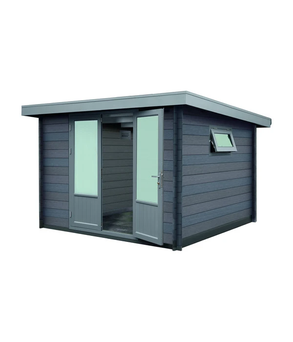 Wolff Finnhaus Gartenhaus WPC-Trend D, Ca. B340/H221/332 Cm