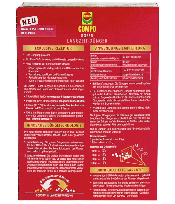 COMPO Rosen Langzeit-Dünger – Bild 2