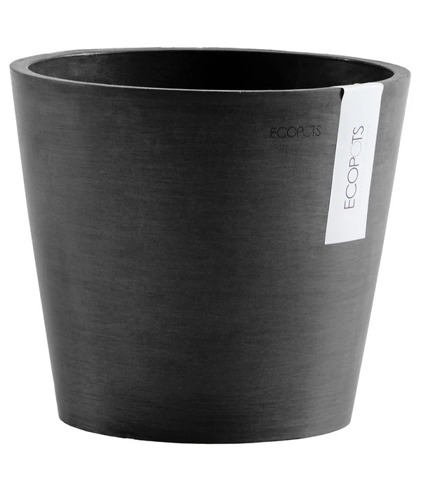 Ecopots Kunststoff-Topf Amsterdam Mit Wassersystem, Rund