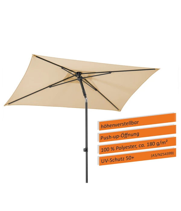 Schneider Sonnenschirm Sevilla, Rechteckig, Ca. B240/T140 Cm – Bild 4