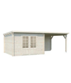 Palmako Gartenhaus Ella, Inkl. Seitendach, Ca. B614/H214/T340 Cm
